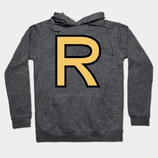 Funky Yellow Letter R Hoodie